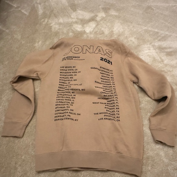 Jonas brothers merch hoodie - Picture 1 of 3